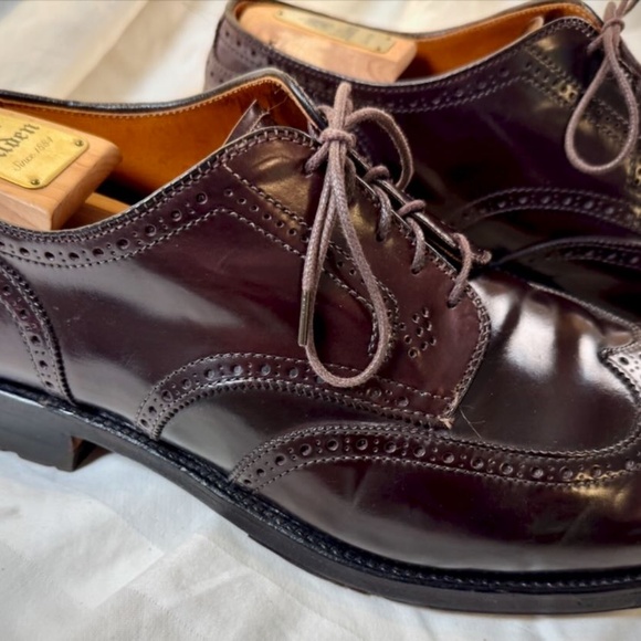 RARE-Alden Wing Tip Bal Oxford - Color 8 - Commando Soles - Size 13 - Picture 2 of 16